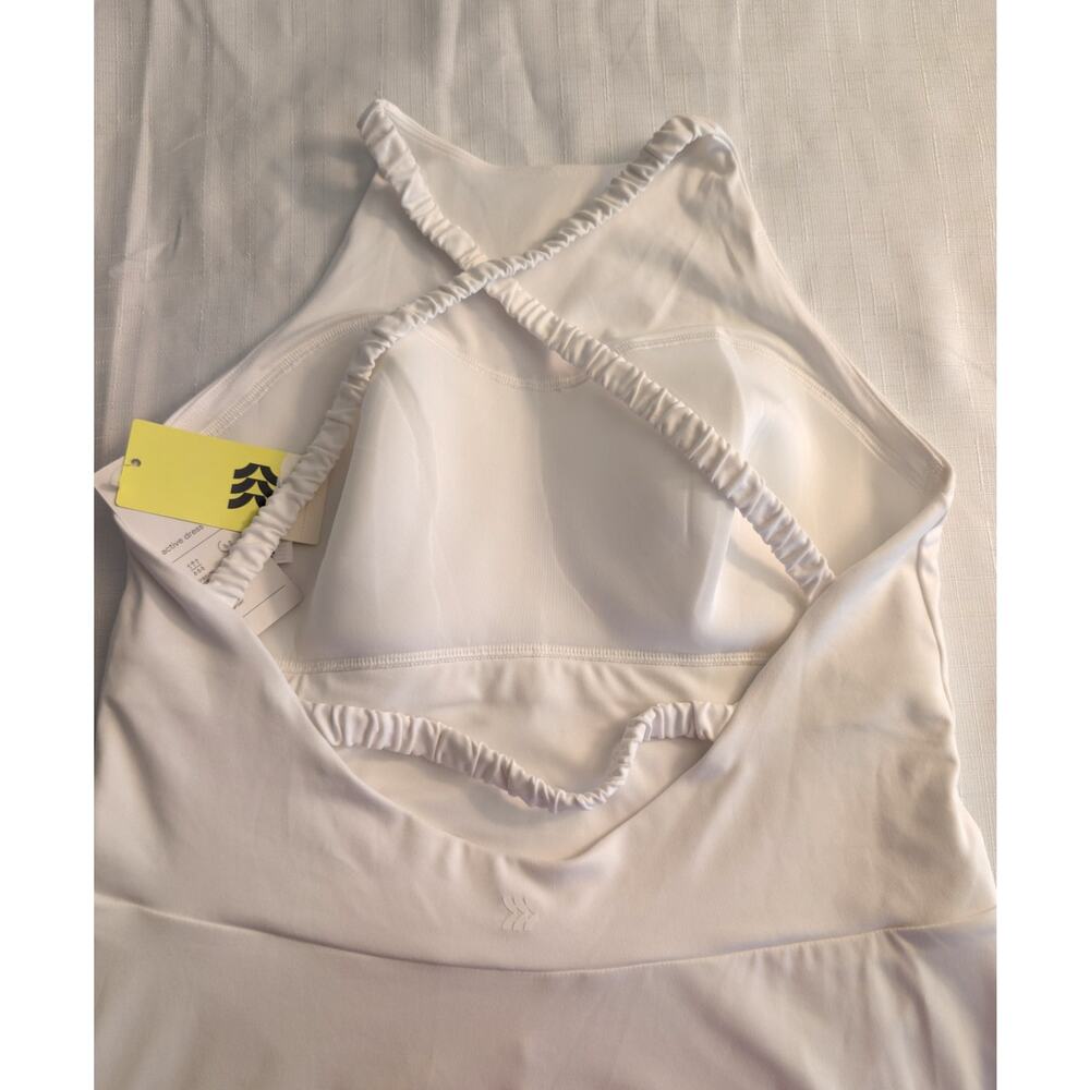All In Motion Racer Back White Sports Dress Large - Picture 5 of 12